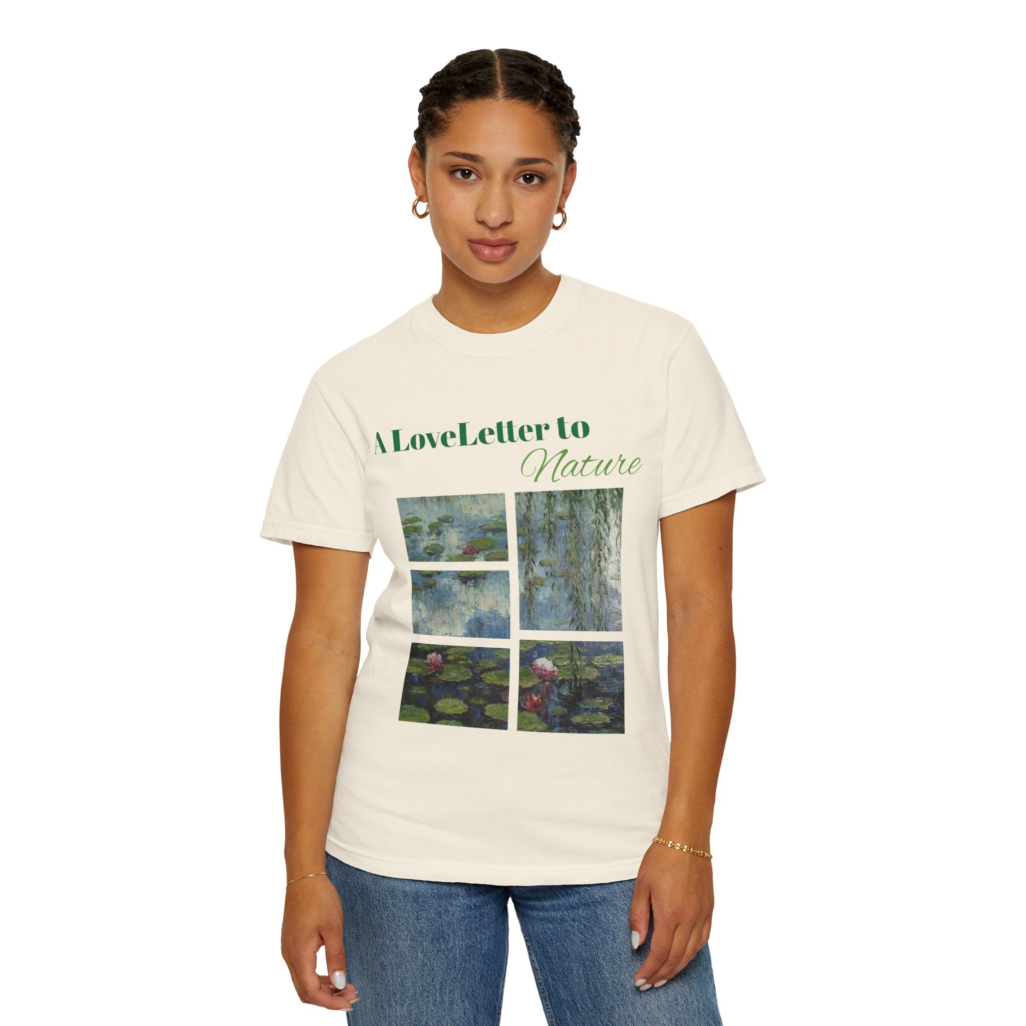 A Love Letter to Nature T-Shirt — Botanical Watercolor Art Tee