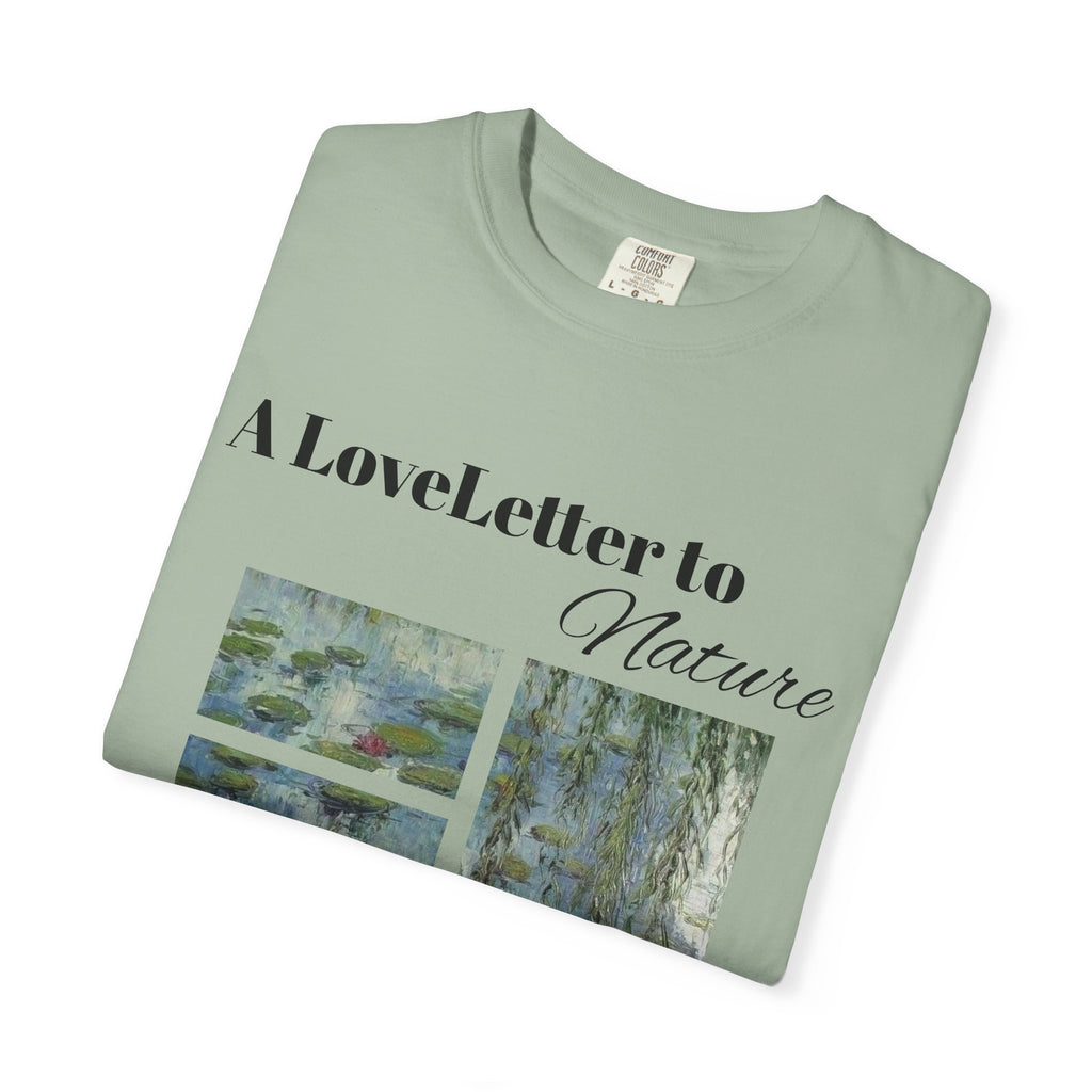 A Love Letter to Nature T-Shirt — Botanical Watercolor Art Tee