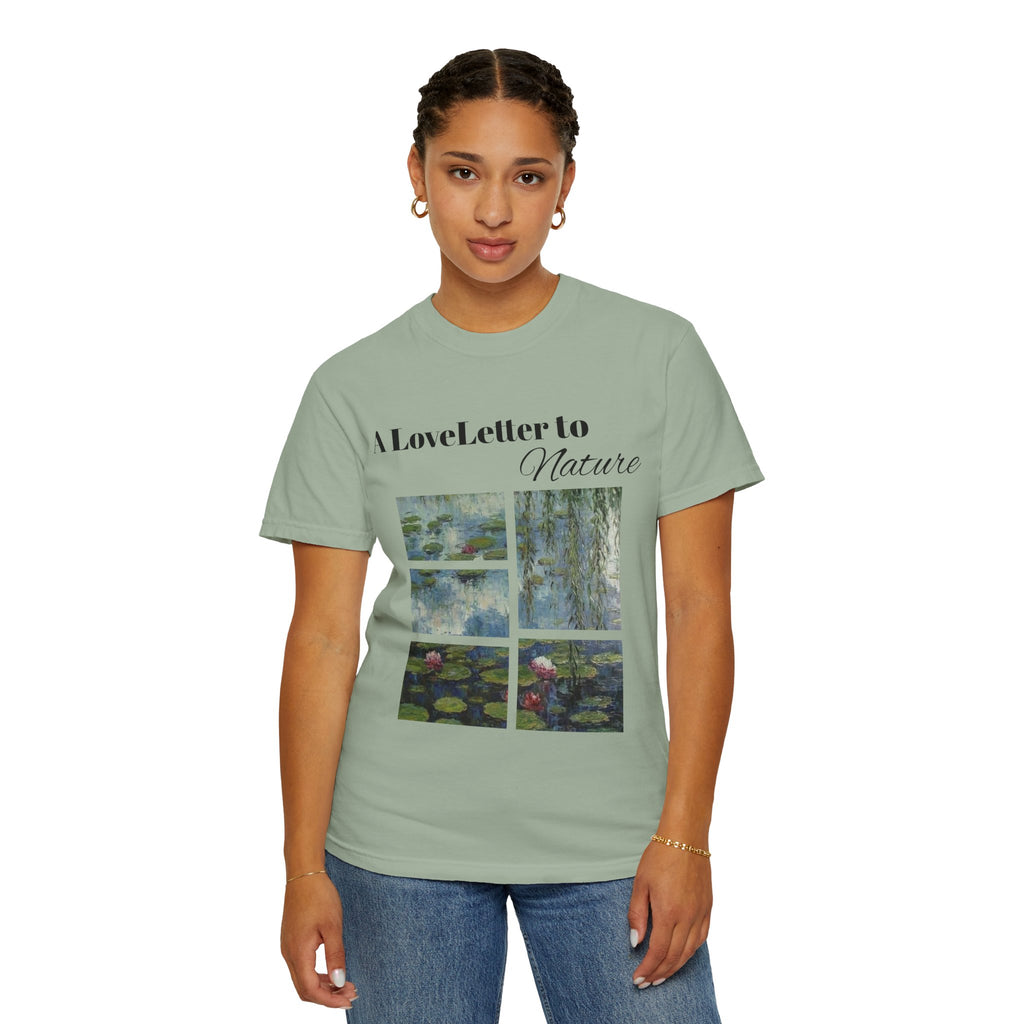 A Love Letter to Nature T-Shirt — Botanical Watercolor Art Tee