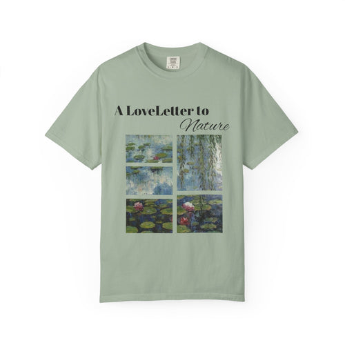 A Love Letter to Nature T-Shirt — Botanical Watercolor Art Tee