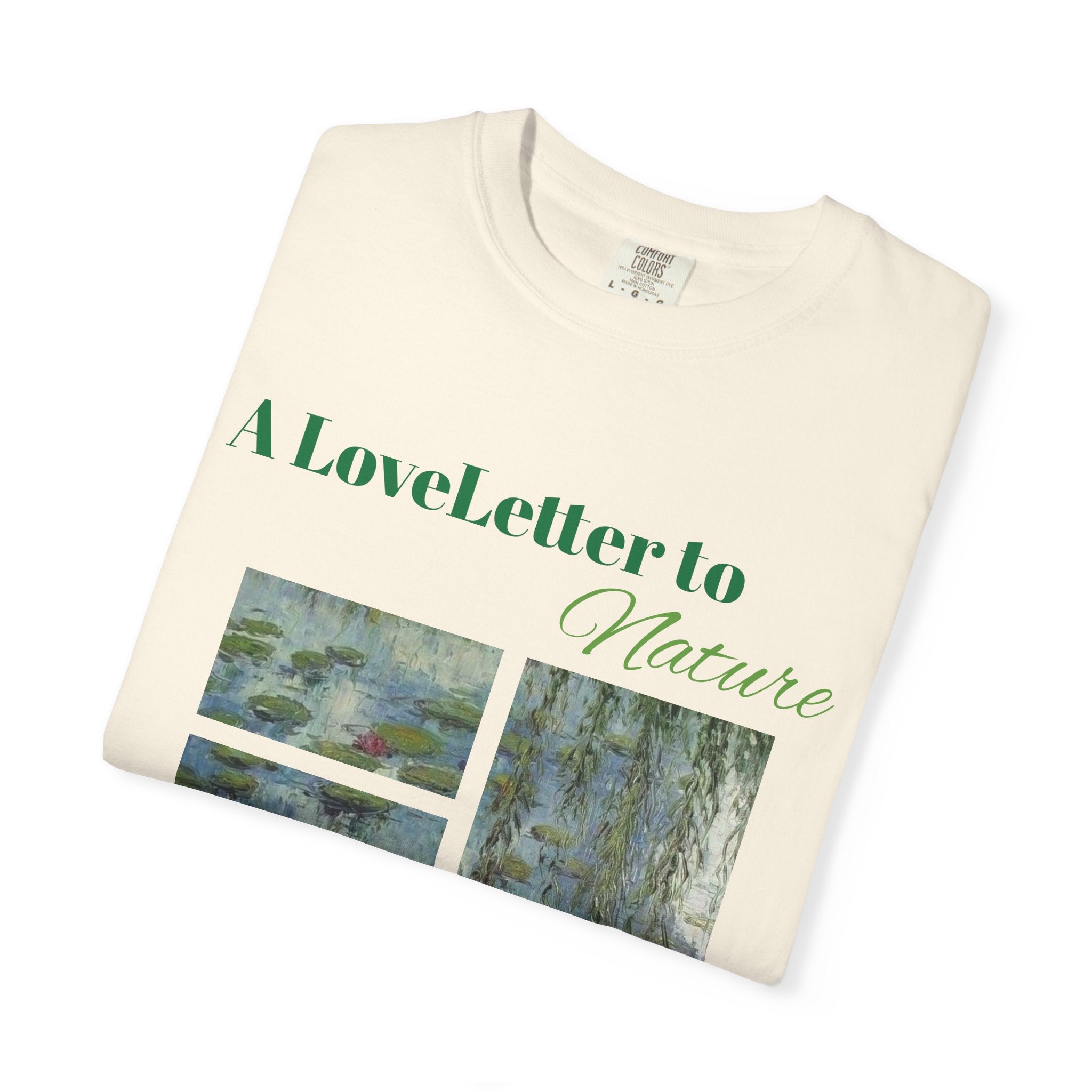 A Love Letter to Nature T-Shirt — Botanical Watercolor Art Tee